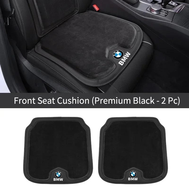 -Winter Car Seat Cushion Flannel Warm Car Seat Cover Protector Pad For BMW 3 5 Series X1 X3 X5 F10 F30 G01 G05 G32 G20 G30 G60