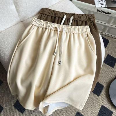 Unisexové retro ležérne šortky so širokými nohavicami - letný päťbodový dizajn