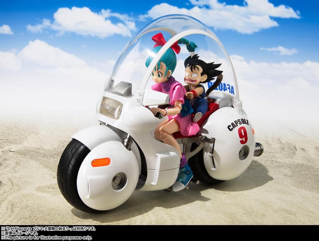 TAMASHII NATIONS S.H.Figuarts Bulma's Bike - Hoi Poi Capsule No. 9 - (Rerelease Edition) Approximately 175mm ABS & Die-cast & PVC Painted Mo
