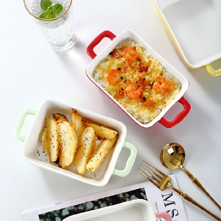 Stylish Ceramic Baking Sheet Perfect For Cooking Cakes Pie And Quick Meals Preparation