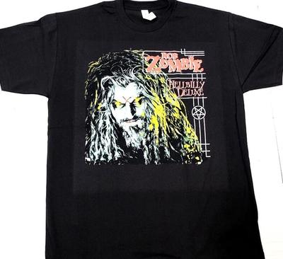 T-Shirt HELLBILLY DELUXE Heavy Metal Rock Horror Adult Men's Tee New