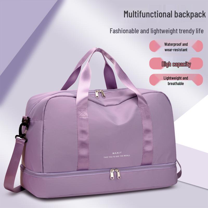 Unisex Yoga & Travel Bag: Large Capacity, Fitness, Wet/Dry Separation
