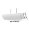 Air Conditioner Deflector Adjustable Air Vent Deflector Conditioner Baffle for Car Windshield Family Ceiling Home Bedroom