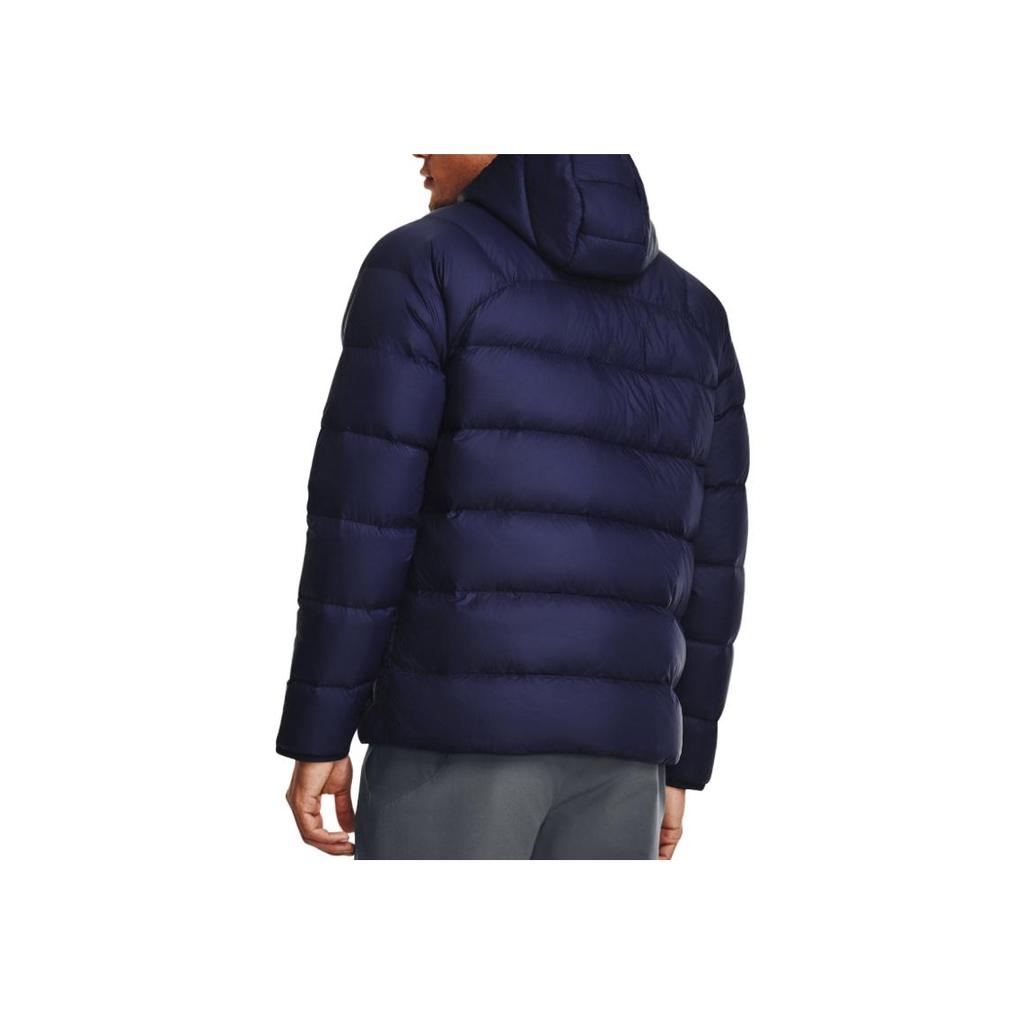 Under Armour Chaqueta de manga larga con capucha y cremallera de color sólido para hombre chaquetas Azul 1372651-410