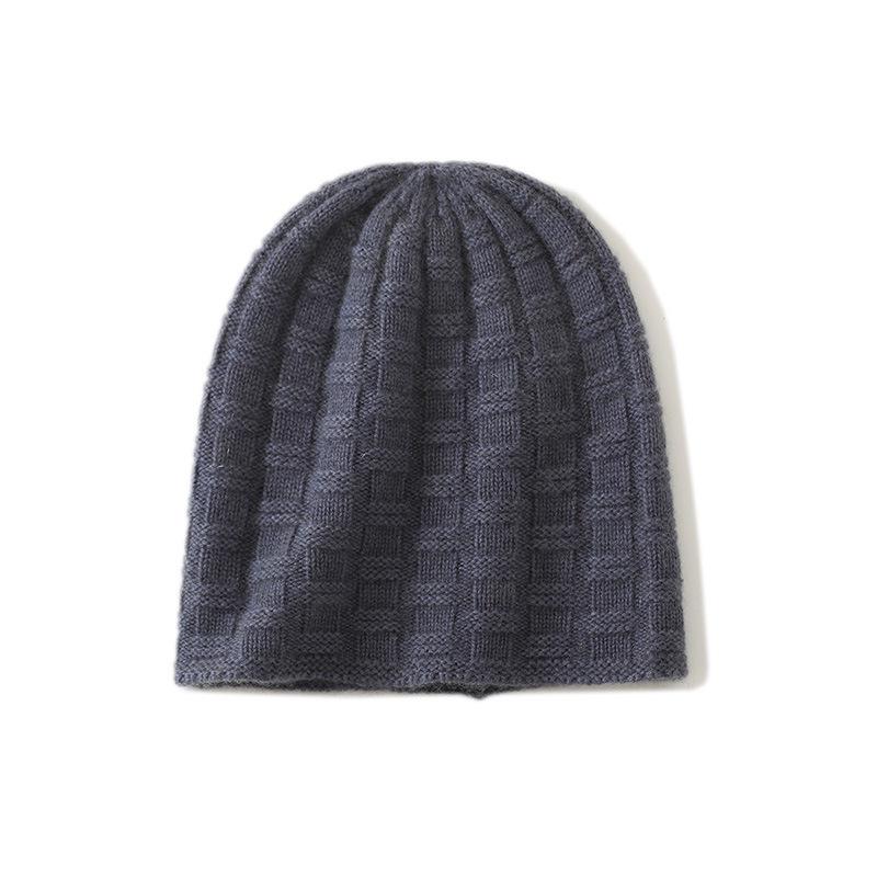 2025 Spring Women's High-End Cable Knit Cashmere Hat - Thick, Warm, and Stylish