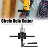   Hole Cutter Saw Kit Alloy Steel   Round Cutting for Wood Plastic Board