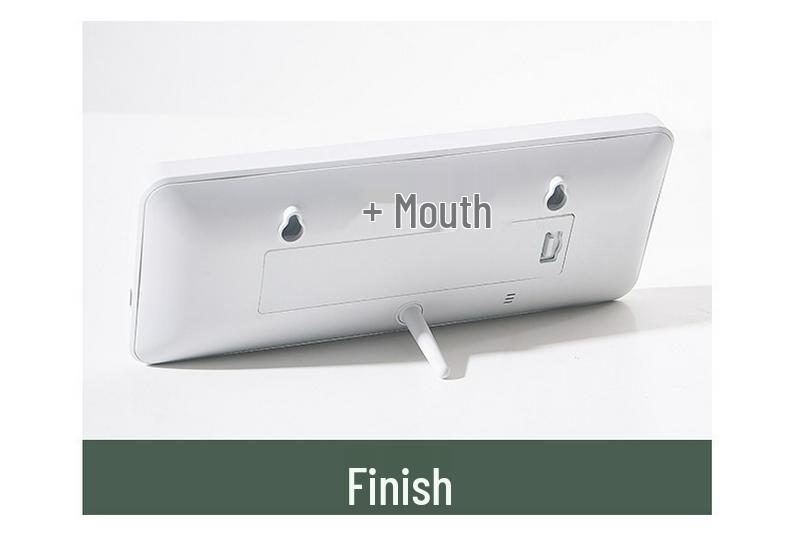 INS Large Screen Wall or Freestanding Clock with Temperature & Humidity Display YD106