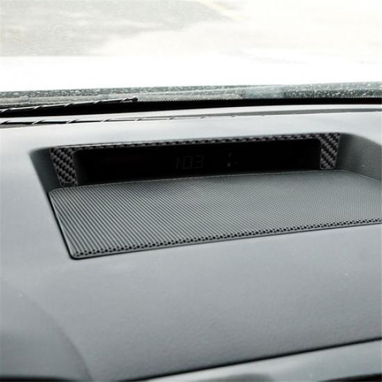 Carbon Fiber Interior Above Center Dash Display Cover Trim For Tundra/Sequoia