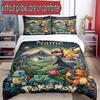 3-teiliges Bettbezug-Set (1 * Bettbezug + 2 * Kissenbezug, ohne Kern), Benutzerdefinierter Name Pokemon Muster Bettwäsche Set, Heim Schlafzimmer Dekor Geschenk