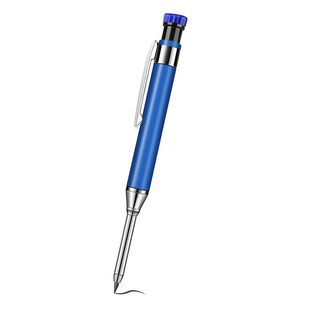 2.8mm Professional Metal Long Head Woodworking Mechanical Pencil or Lead Refills, for Carpenter Marking Engineering Drawing Tool