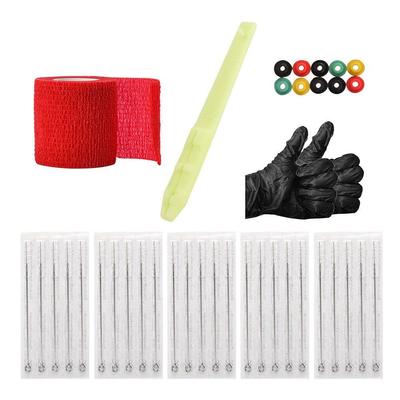 DIY Handstick-Tattoo-Kit 1RL 3RL 5RL 7RL 9RL Tattoo-Nadeln Elastisches Verbandzeug Traditionelles Tattoo-Stift-Set