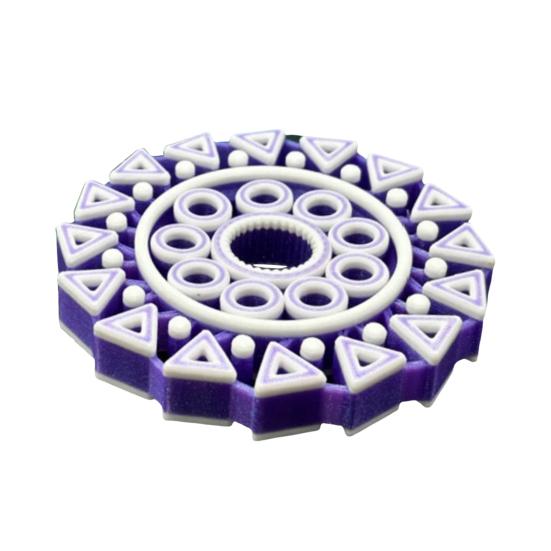 3D Printed Fidget Spinner Toy Stress Anxiety Relief Kids Teens Adults Fingertip Gear Gyroscope Portable Travel Sensory Spinning Toy