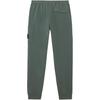 Stone Island Ss25 Left Leg Invisible Pocket Badge Logo Drawstring Cuffed Knit Sweatpants Men pants Dark-Green K1S156200011S0051-V0053
