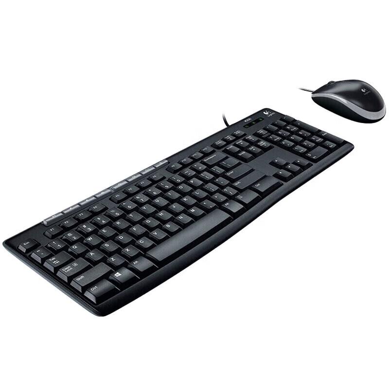 Logitech MK200 Wired Multimedia Keyboard and Mouse Combo