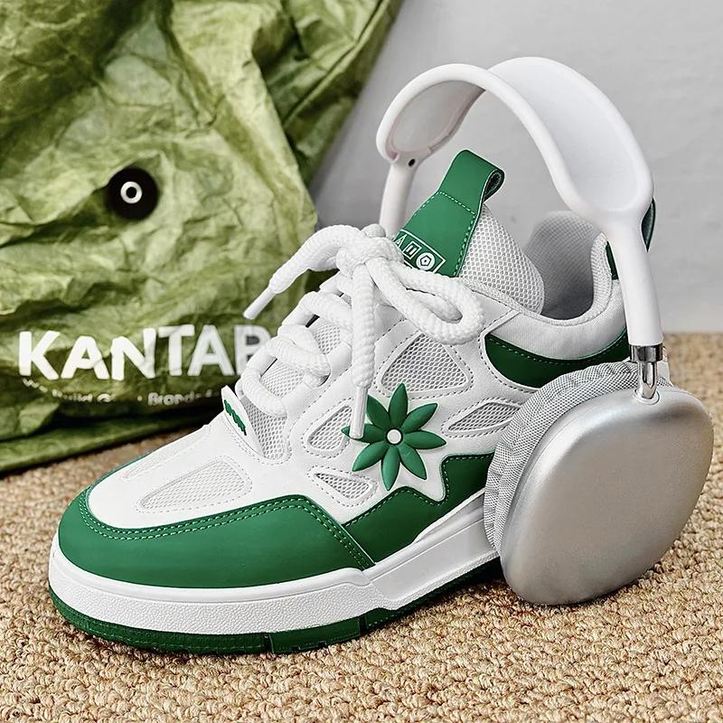 Fashion Brand Men's Sneakers Luxury Leather Casual Shoes Men Fashion Skateboard Shoes for Men Daily Training Shoes Tenis Masculino2025