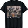 Literally Just A Hairstylist Funny Raccoon Iced Coffee T-Shirt