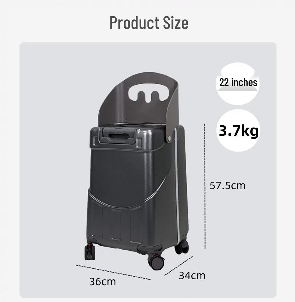 Children's Ride-On Travel Suitcase & Stroller - Multi-Function Luggage for New Moms