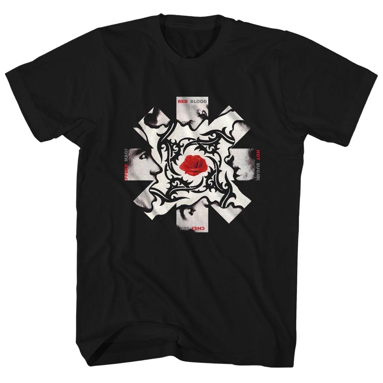 Red Hot Chili Peppers Blood Sugar Sex & Magik Mens T Shirt Music Classic Black XL