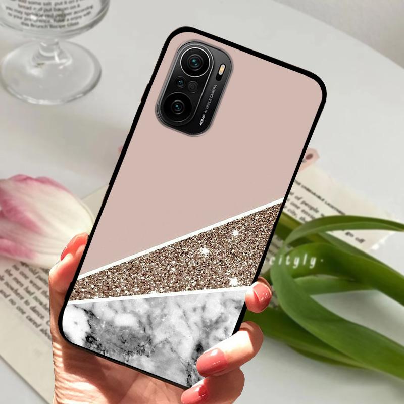 For Redmi K40 5G Case K40 Pro Cute Animals Matte Silicone TPU Soft Phone Cover For Xiaomi Mi 11i Fundas Poco F3 Coque Bumper