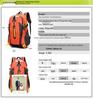 Men's Water-Resistant Lightweight Mountaineering Backpack - High Capacity, Durable, Dual-Shoulder Design for Outdoor and Casual Sports