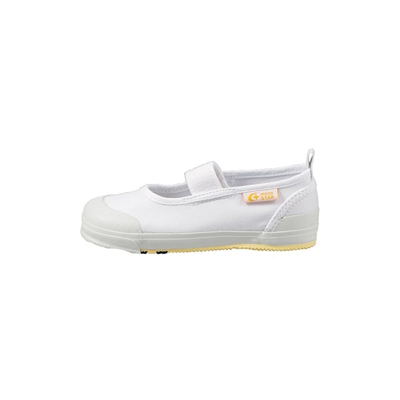 [Carrot] Indoor Shoes CR ST11 Unisex Children's White 17.5 Cm 2E
