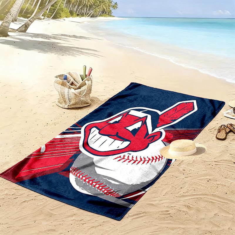 Asciugamano da Spiaggia Cleveland Indians, Asciugamano Grande Morbido ad Asciugatura Rapida per Spiaggia Campeggio Nuoto