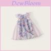 Princess Girls Summer Dress With Tulle Fabric For Toddler Girls 3 To 8 Years
