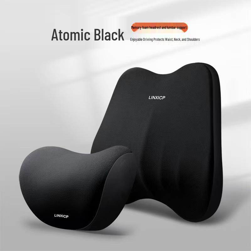 Opěrka hlavy a bederní opěrka do auta – Polštářek do interiéru pro pohodlné cestování
