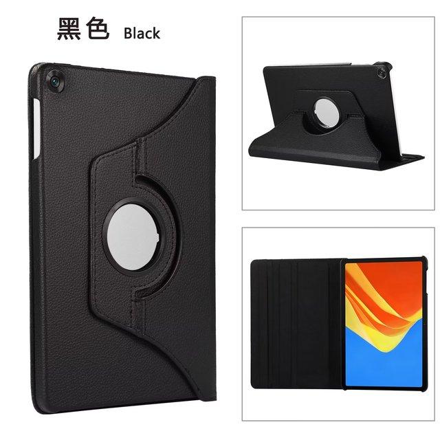

Case For Huawei MatePad Air 2023 Pro 10.8 11 12.6 SE 10.4 360 Rotating Cover For MediaPad M5 M6 Lite T5 Luxury PU Leather Funda Mediapad M5 8 чёрный