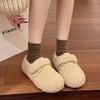 Fashion Women's Flat Shoes Winter New Round Head Deep Mouth Suede Soft Sole Anti-slip Wear-resistant Cotton Shoes