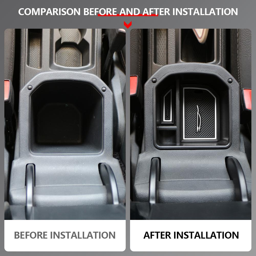 Car Central Armrest Storage Box Tray for Volkswagen VW T-Roc Troc 2018 2019 2020 2025 2025 2025 Organizer Accessories