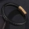Punk Leather Braid Bracelet For Men Vintage Bracelets Bangles Men Jewelry