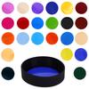 24 Color Gel Filter Set Circular Flash Light Filters for Photography Video LED Flashlight Accessory