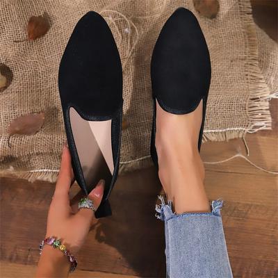 Fashion 2024 Fashion Breathable Ballet Shallow Flats Women Soft Bottom Pointed Toe Shoes