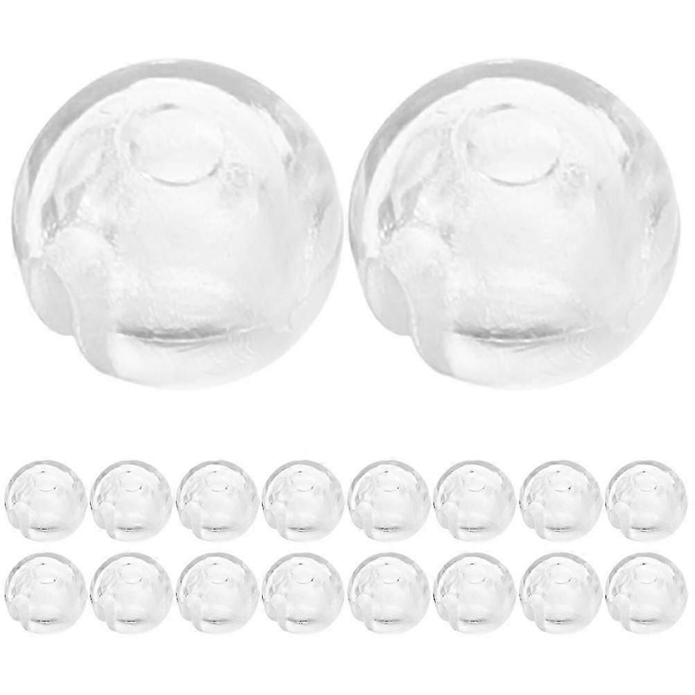 2026 Best!! Beaded Chain Crimp Stop Transparent Design for Blind Accessories 24Pcs