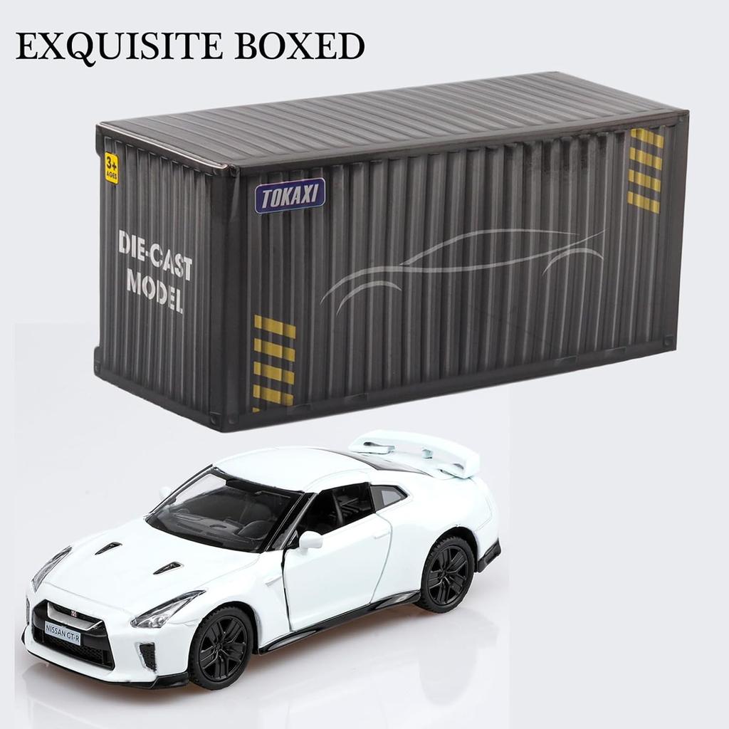 1/36 Scale GTR R35 Diecast Model Cars,Pull Back Vehicles GTR Toy Cars,Cars Gifts for Boys Girls