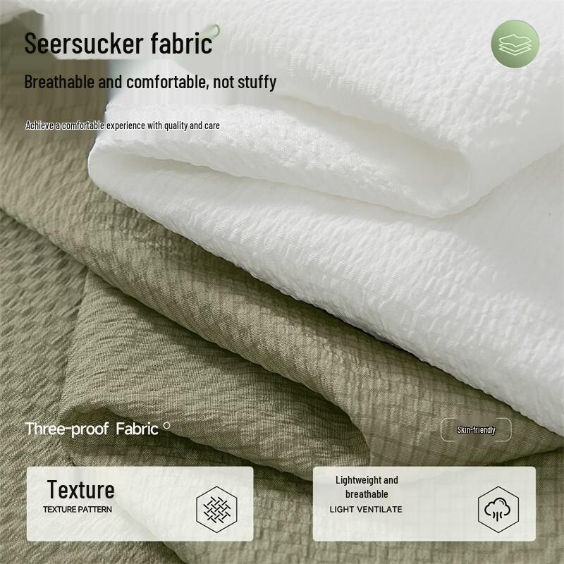 VANCL Men's Summer Textured Lapel Short Sleeve Shirt