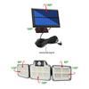 Solar LED Wall Lamp: Waterproof Outdoor Light with Human Motion Sensor for Garden and Garage.