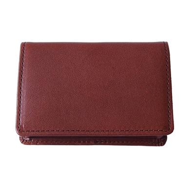 Tochigi Leather Box Coin Purse with Card Made In 4LT0002 Pocket, Japan, (tan)