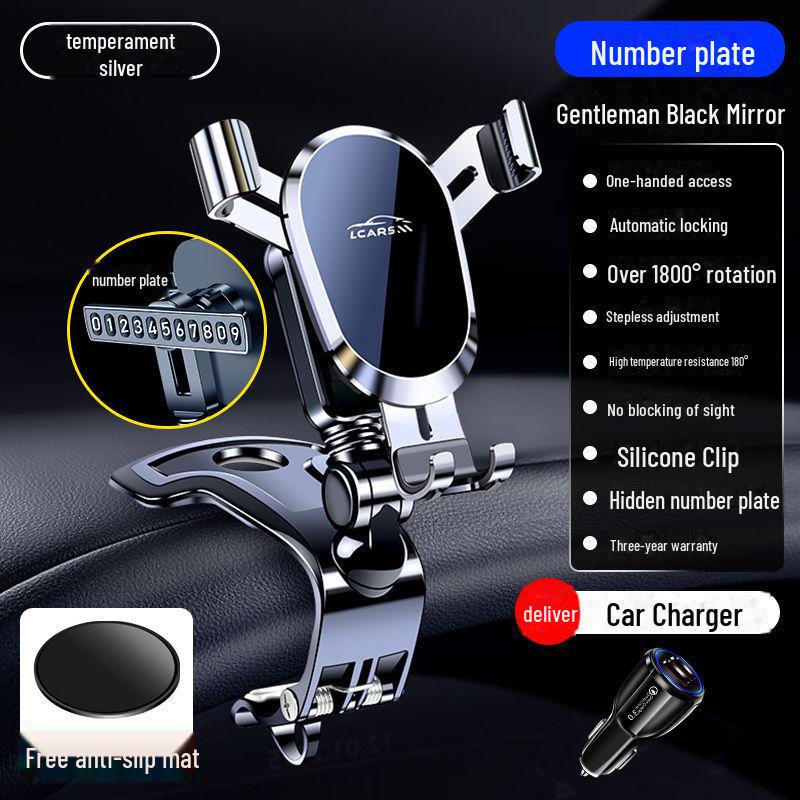 Universal 2025 Metal Car Phone Holder for Central Control Panel