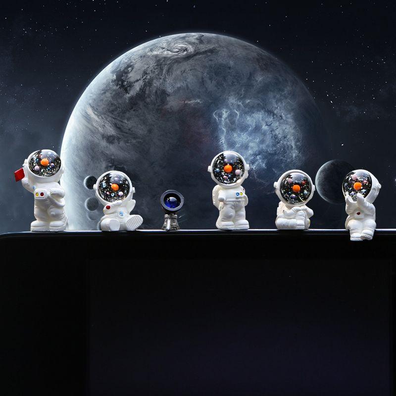 2025 Starry Sky Rabbit Car Ornament New Design Cute Popular Astronaut Car Dashboard Interior Decoration for Women