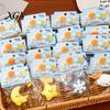 Squeeze Toy with Bell Ball Chain Cartoon Weather Stress Relief Slow Healing Rising Star Moon Snowflake Cloud Sensory Fidget Decompression Gadget