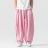 East Rain Wide-Leg Baggy Pants, Sarouel Pants, Solid Color, Lightweight, Loose Fit, Easy-Dress Pants, Plus Sizes, Men's, SEW516