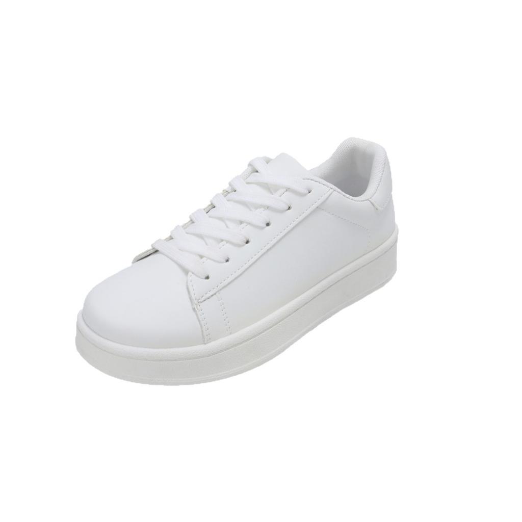 2025 autumn new little white shoes men's casual flat shoes men's shoes fashion versatile pure white sports shoes