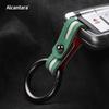 Alcantara Suede Key Fob Cover with Keychain Fits Porsche Macan 4 EV Electric model 2024 2025 Taycan 2022 Key Shell Accessories