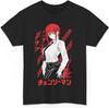 Makima Motorsäge Anime Mann Serie Baumwolle Kurzarm T-Shirt Tee
