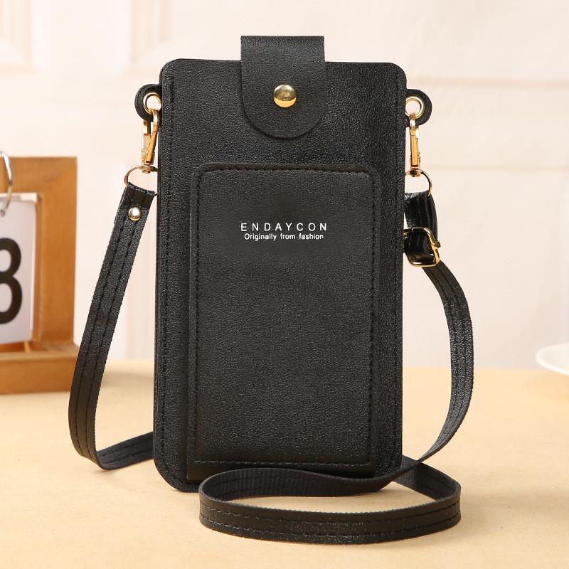 Stylish And Simple Single-shoulder Small Bag For Women Pu Leather Zipper Closure Card Slot Wholesale