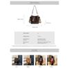 2026 Nuova Borsa a Secchiello Donna Coreana Retrò, Tracolla Larga Grande Capacità alla Moda Borsa a Spalla Crossbody per Uso Quotidiano Casual Primavera Estate