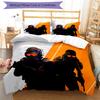 3pcs CS2 Bedding Set Duvet Cover Closure Includes 1 Duvet Cover & 2 Pillowcases, Soft and Comfortable for All Seasons.