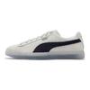 Puma Suede Series Translucent Low-Top Sneakers Unisex Sneakers White Navy-Blue 383894-03